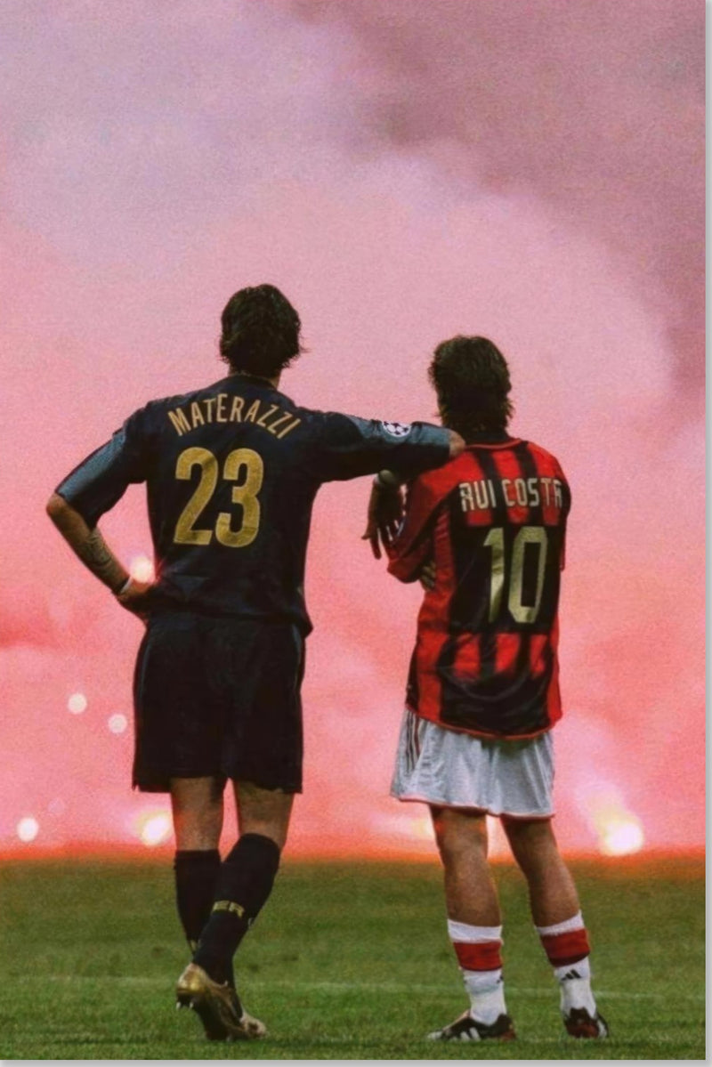 Materazzi og Rui Costa - Ikonisk italiensk fotballmoment