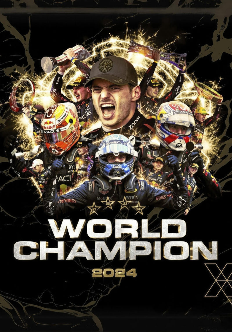 Max Verstappen Champion du Monde F1