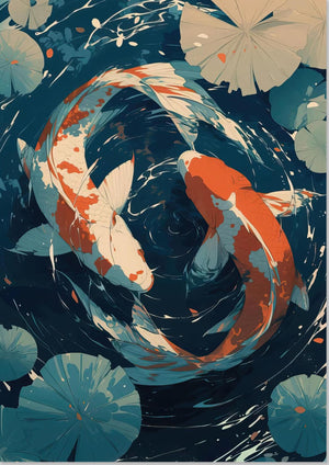 Danza del pesce Koi