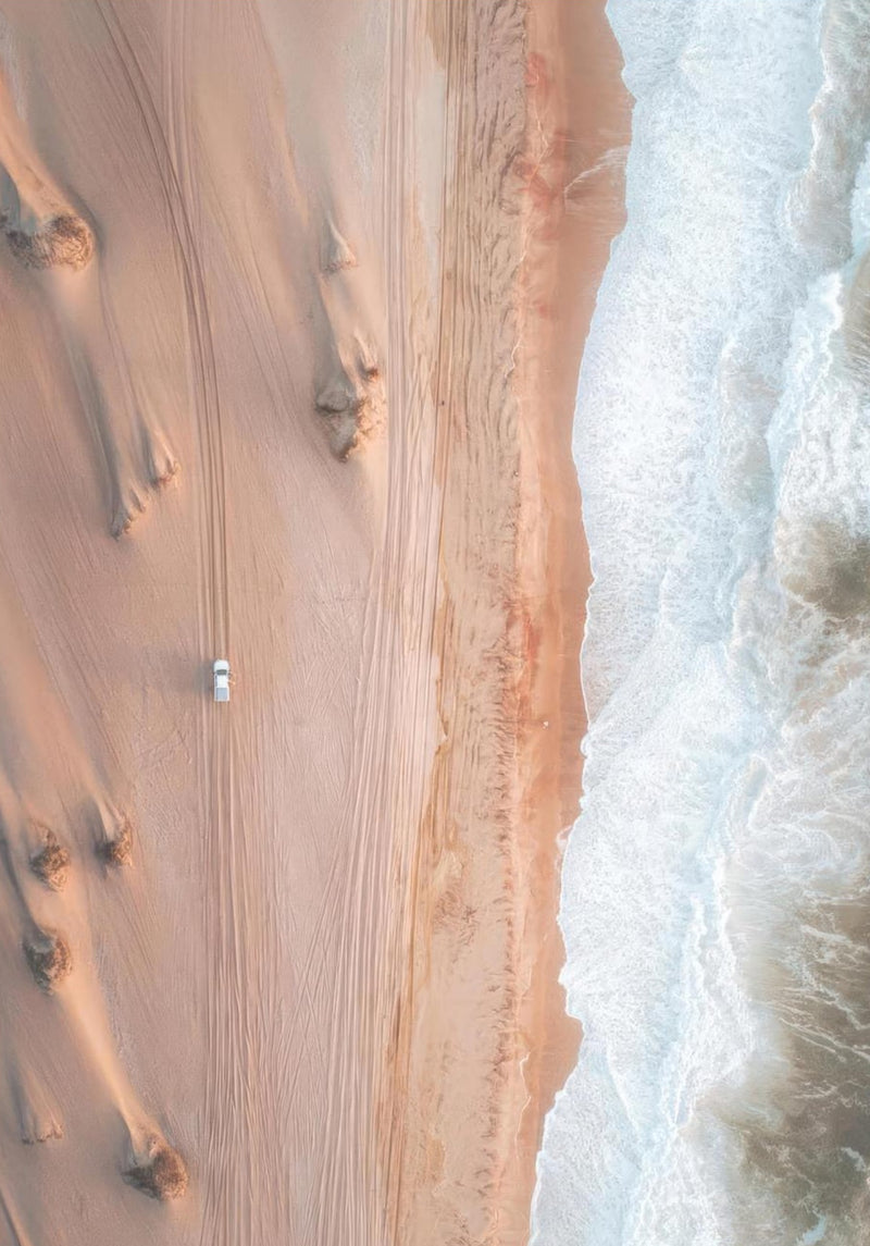Der ørken møter havet - Dronefotografi