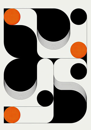 Moderne Geometrisk Abstrakt Kunst