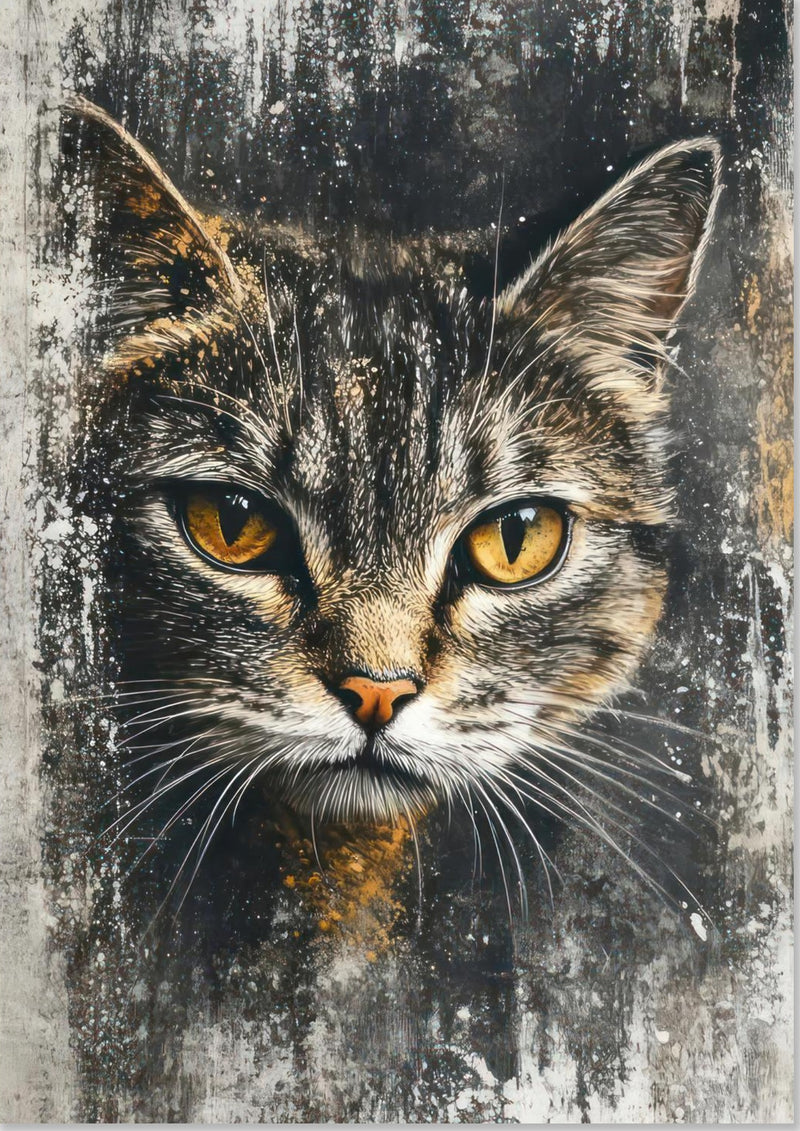 Cat Painting Artwork