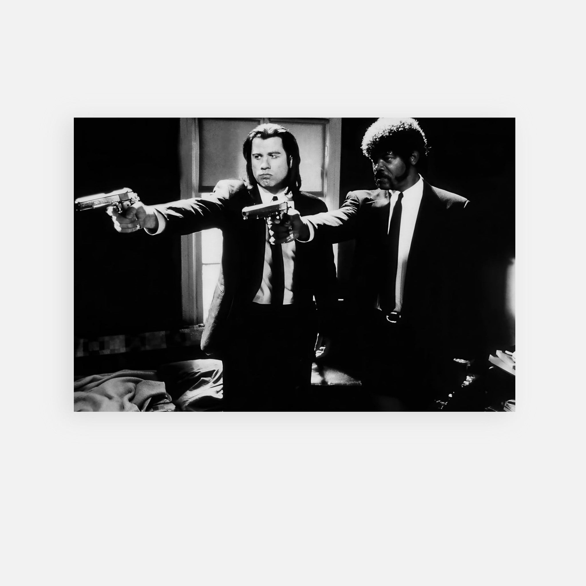 John Travolta & Samuel L. Jackson on Pulp Fiction (1994)