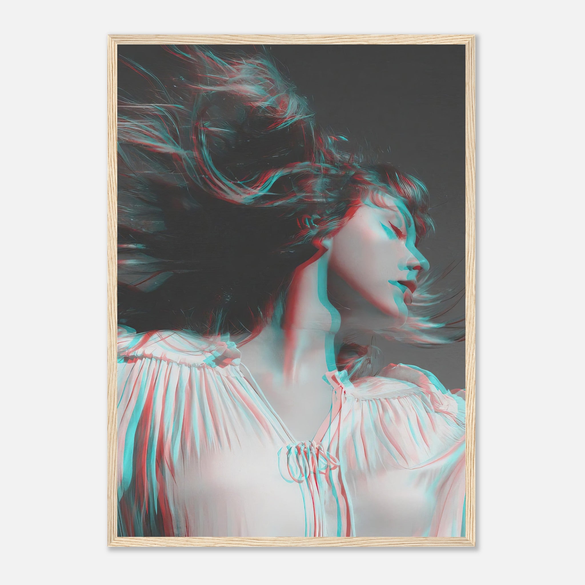 Taylor Swift black and white framed print with 3D accents, showcasing elegance and creativity in a modern design.