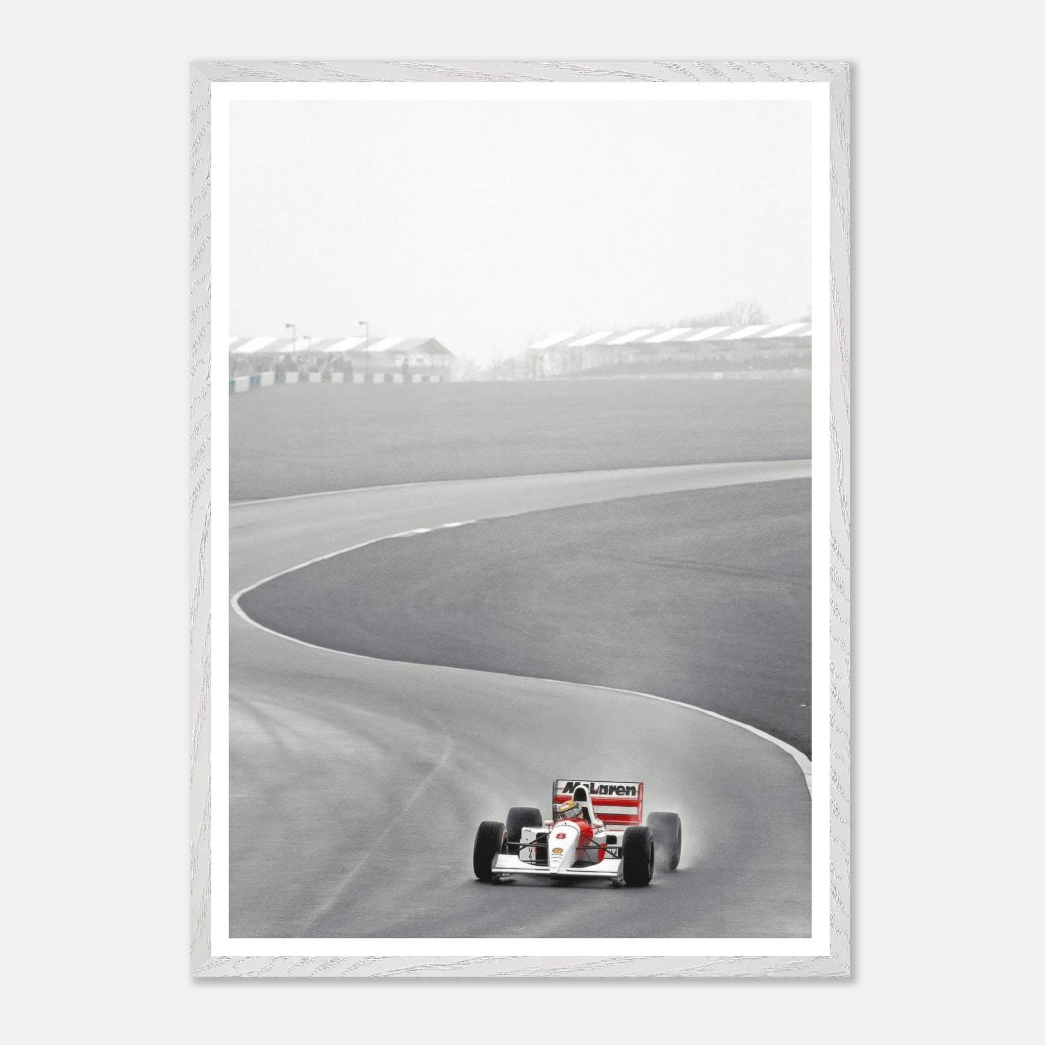 1988 Ayrton Senna McLaren MP4/4 racing photography framed fine art print