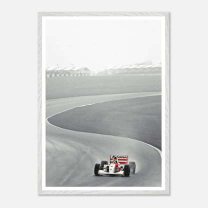 1988 Ayrton Senna McLaren MP4/4 racing photography framed fine art print