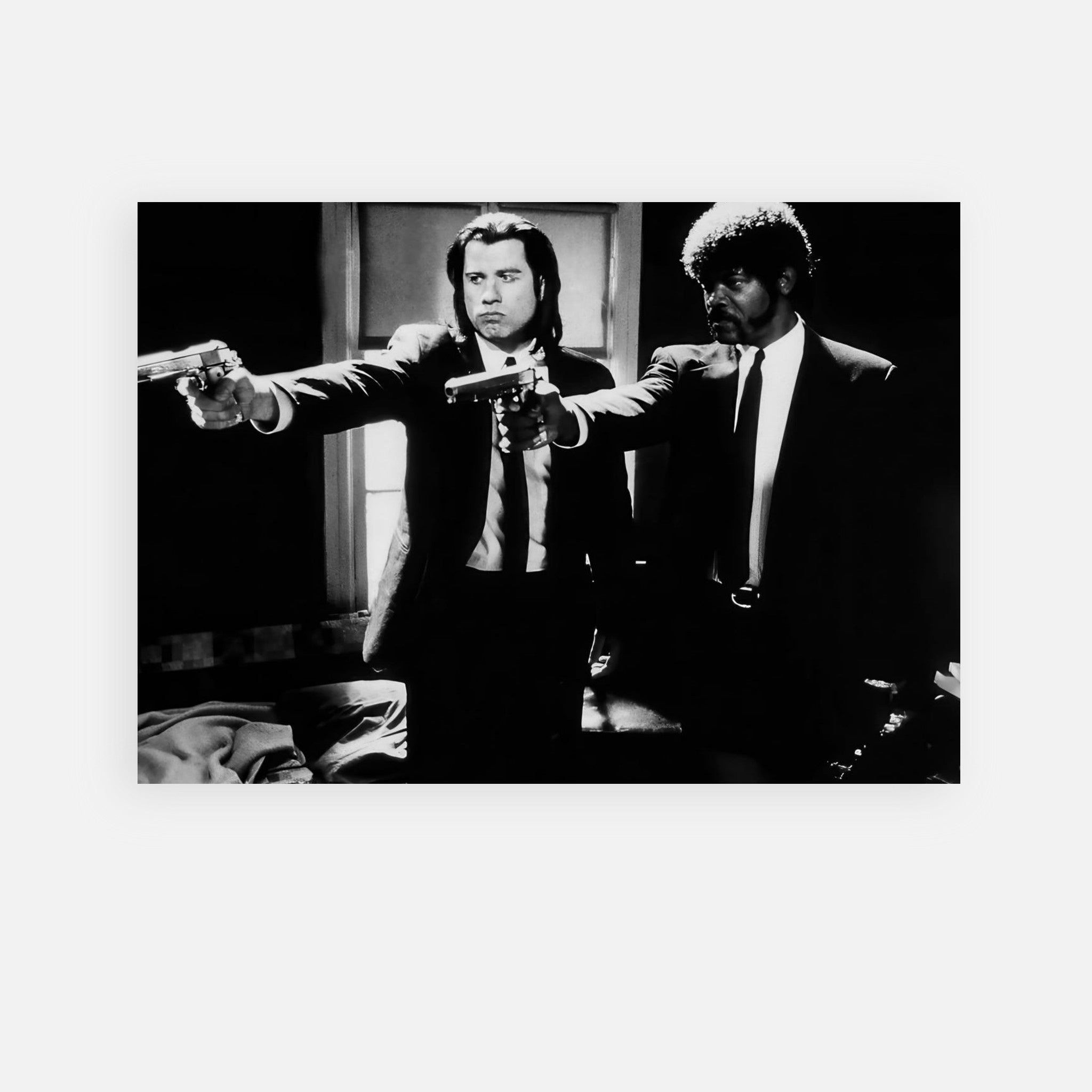 John Travolta & Samuel L. Jackson on Pulp Fiction (1994)