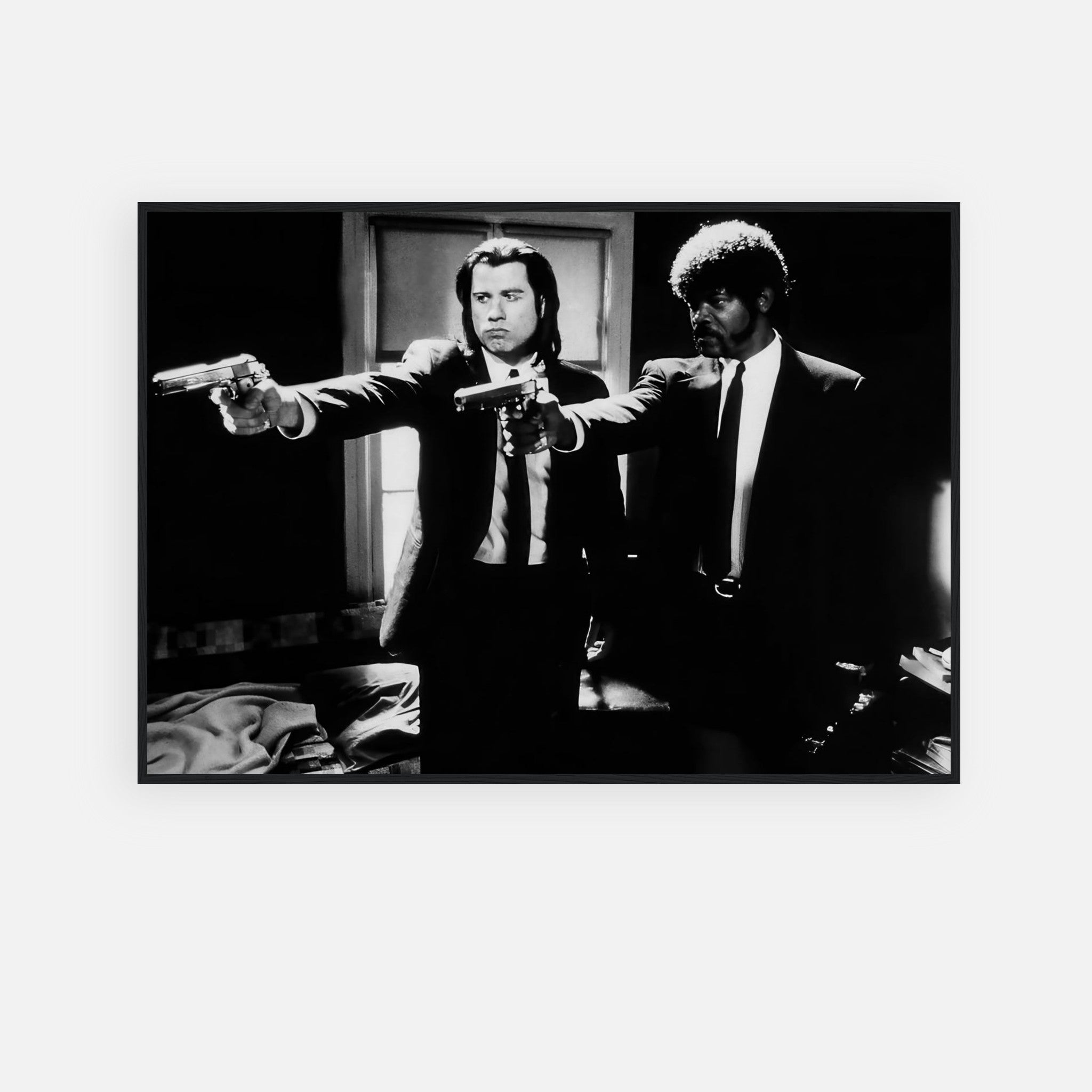 John Travolta & Samuel L. Jackson on Pulp Fiction (1994)