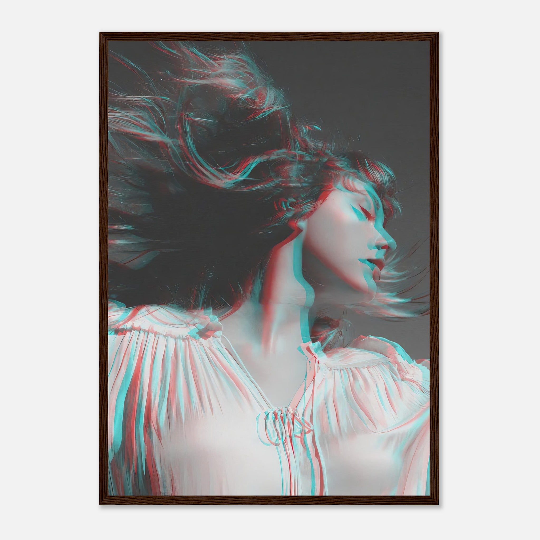 Taylor Swift Black & White framed print featuring dynamic monochrome design and 3D accents for elegant decor.