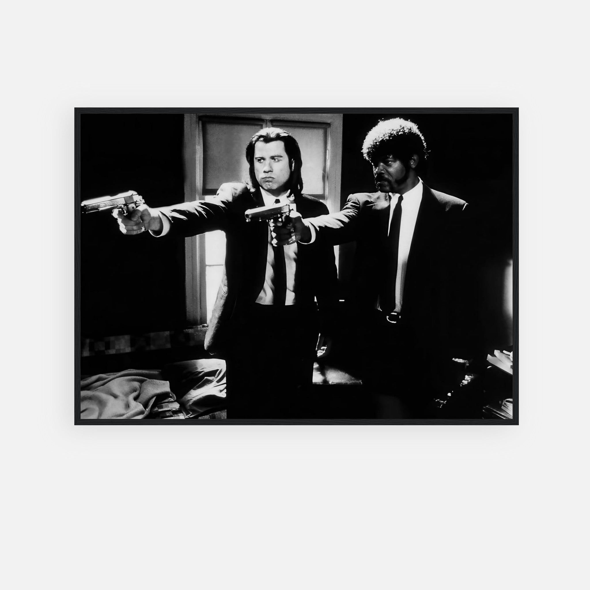 John Travolta & Samuel L. Jackson on Pulp Fiction (1994)