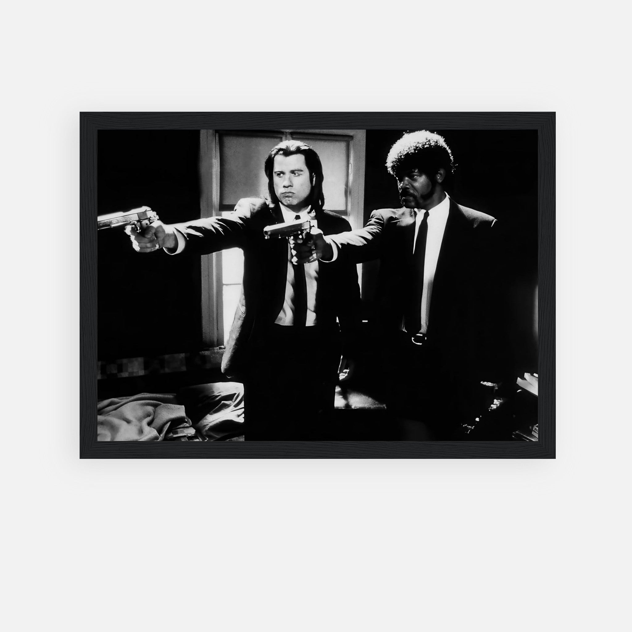 John Travolta & Samuel L. Jackson on Pulp Fiction (1994)
