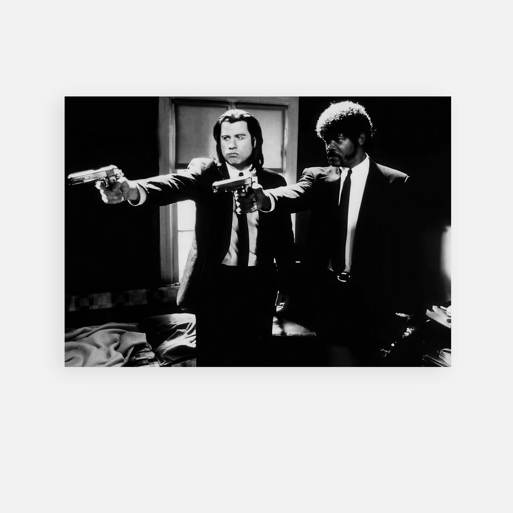 John Travolta & Samuel L. Jackson on Pulp Fiction (1994)