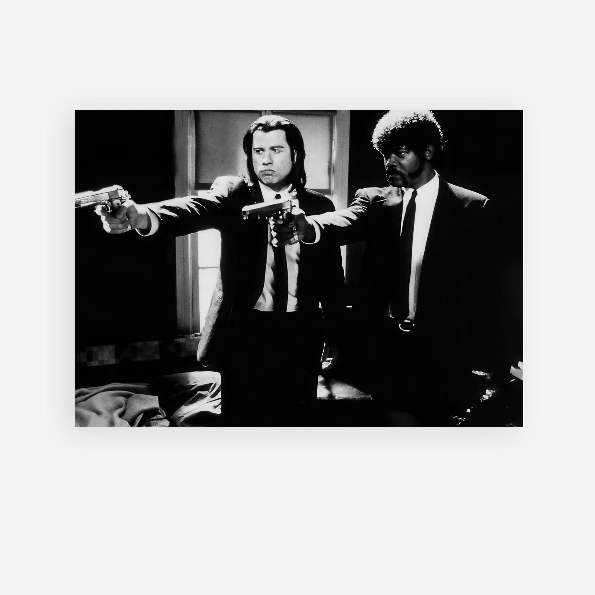 John Travolta & Samuel L. Jackson on Pulp Fiction (1994)