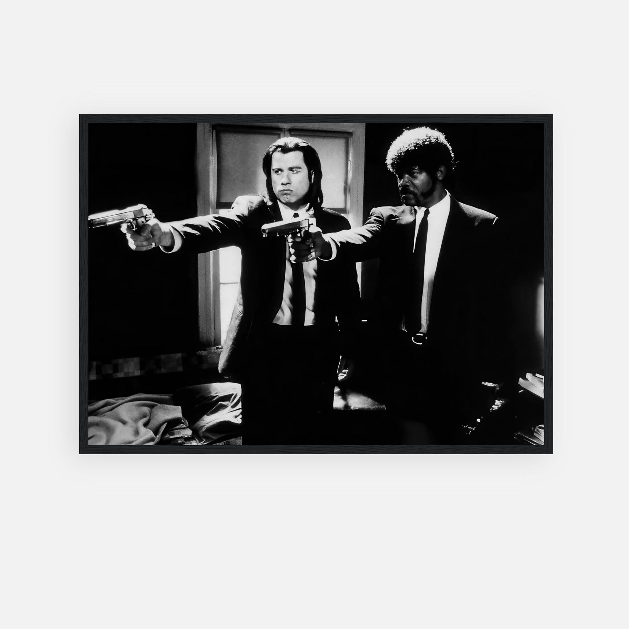 John Travolta & Samuel L. Jackson on Pulp Fiction (1994)