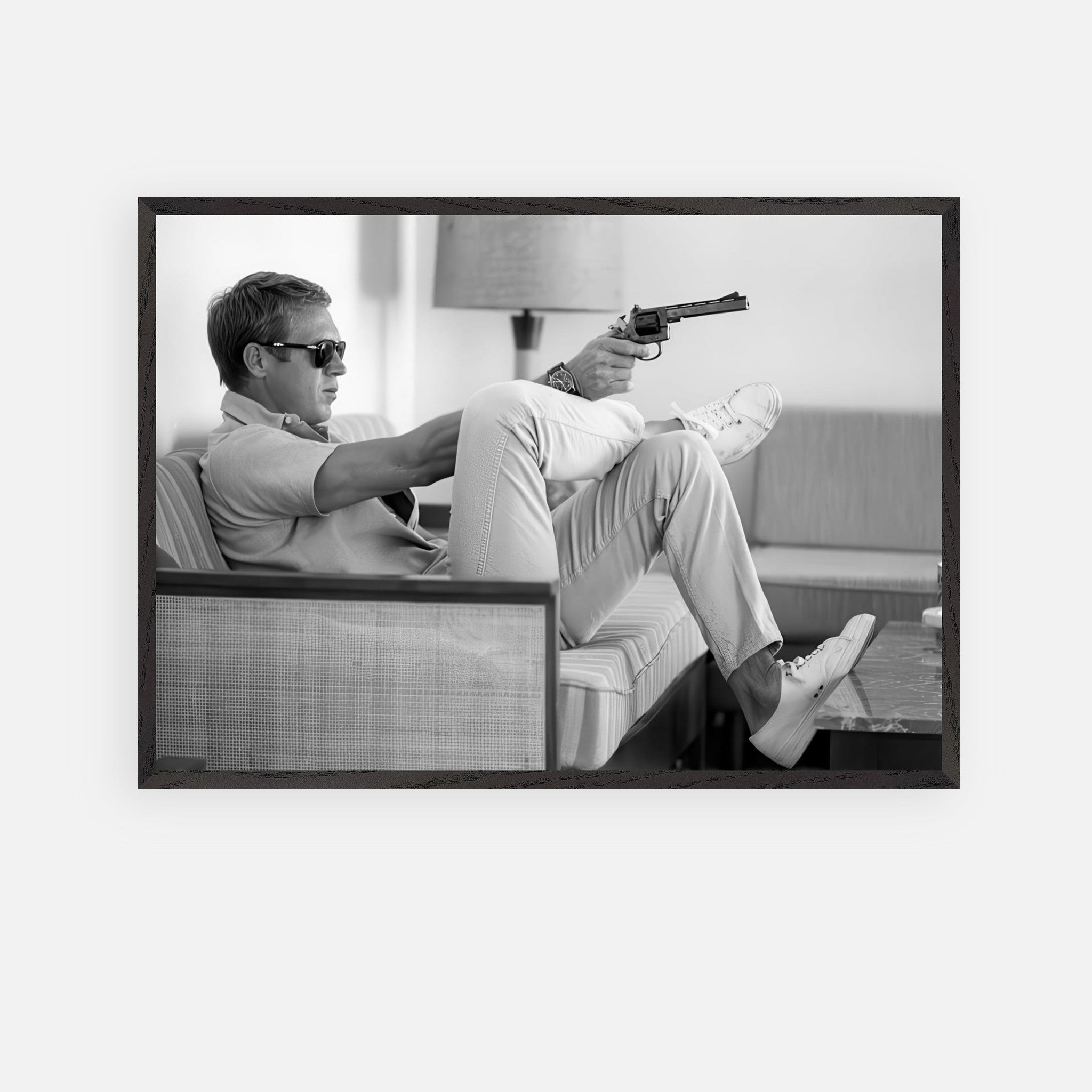 Steve Mcqueen takes aim