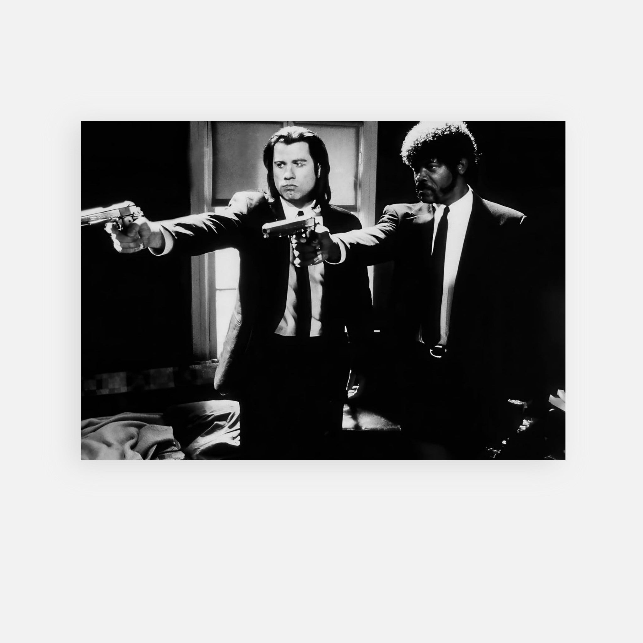 John Travolta & Samuel L. Jackson on Pulp Fiction (1994)